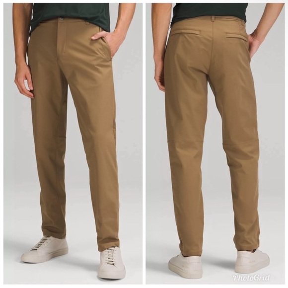 Lululemon Commission Pants Classic Fit 33x30 Khaki Brown - Picture 1 of 13